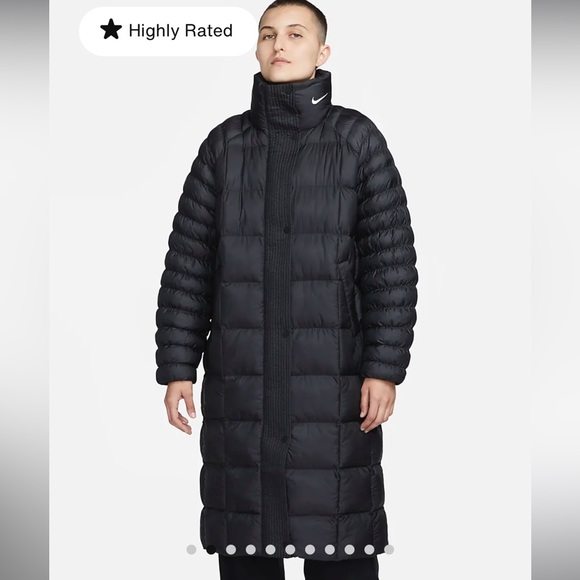 Nike Jackets & Blazers - Given away to friend Nike Swoosh Puffer PrimaLoft®Oversized Parka. large.